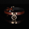 LuxuryFantasy Collier-Laisse Tee Ring Marron